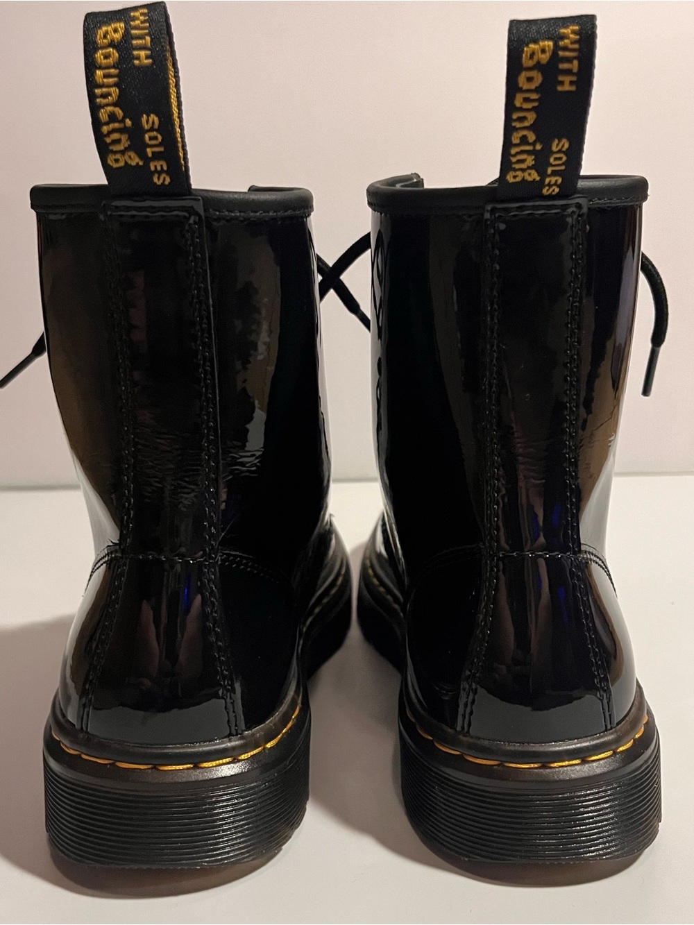 Dr Marten Zavala Boots Combat Lace Up Black Size 6 Womens - Picture 3 of 7